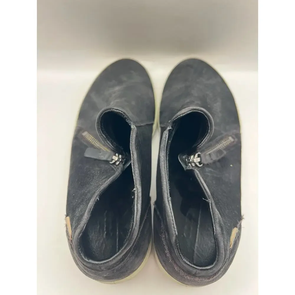 Ecco Soft 7 Low Zip Black Booties Size 41 Women Size 10 - 10.5